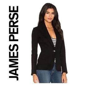 STANDARD JAMES PERSE One Button Sweater‎ Womens Sz 3 BusinessCore Officecore